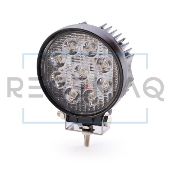 FARO TRABAJO LED 27W REDONDO SLIM 10-80V