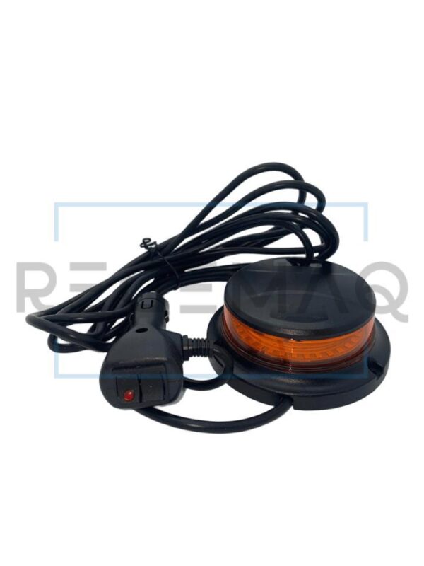 FARO ROTATIVO LED PEQUEÑO CON IMAN Y CONECTOR MECH